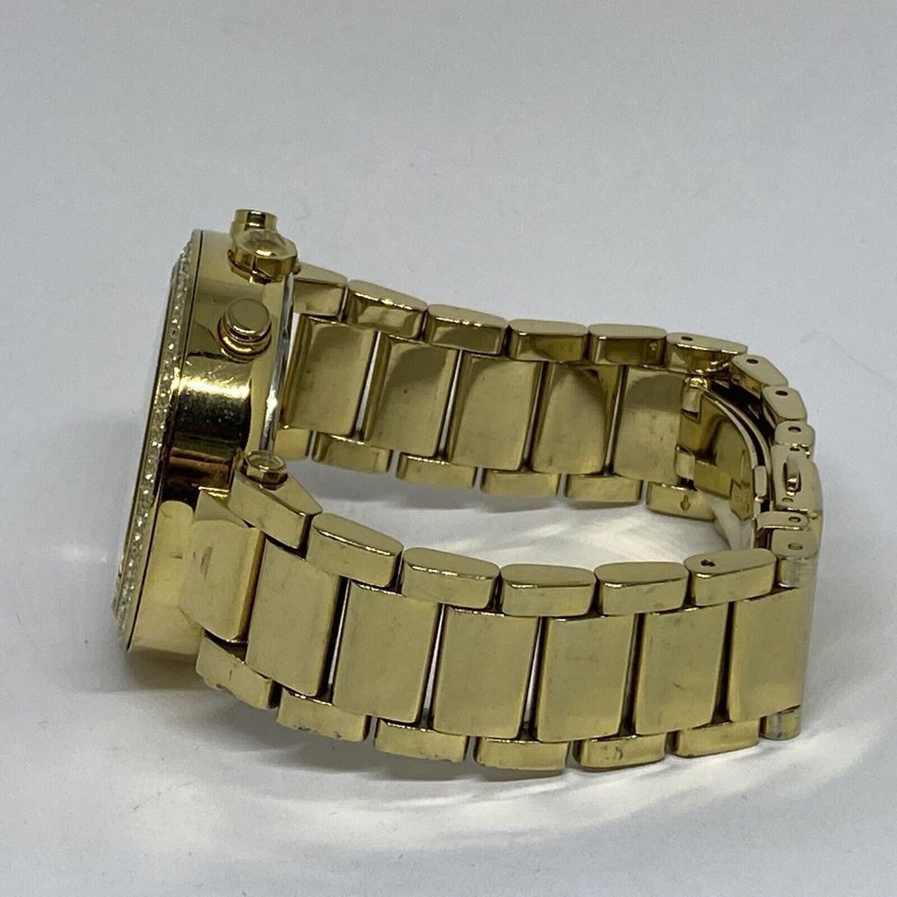 Michael Kors Parker MK5354 Women's Gold Stainless Steel Analog Dial Watch VK731 - Picture 9 of 12